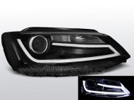 Přední světla s LED TubeLights denními světly VW Jetta 6 11- černá