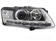 Přední světlo čiré pravé pro AUDI A6 C6 2009-2011 xenon