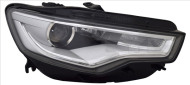 Přední světlo levé - AUDI A6 C7 2010-2014 D3S/H7/W/LED