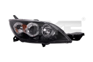 Přední světlo levé - MAZDA 3 03- HB3/H7 5D