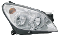Přední světlo levé -  OPEL ASTRA H 07- H7/H1