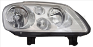 Přední světlo levé - VW TOURAN 03-05 H7/H7 stříbrné