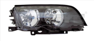 Přední světlo pravé - BMW 3 E46 1997-2001 limo/kombi s motorkem