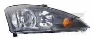 Přední světlo pravé - FORD FOCUS I 2001-2004 černé