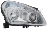 Přední světlo pravé - NISSAN QASHQAI 07- H7/H7