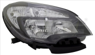 Přední světlo pravé -  OPEL MOKKA A 2012-2016 černé