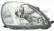 Přední světlo pravé - TOYOTA YARIS 03-05 H4