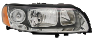 Přední světlo pravé - VOLVO V70 II 2005-2008 šedé bez motorku