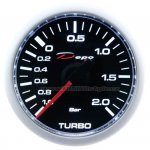 Přídavný budík DEPO CSM 52mm - tlak turba elektrický -1/2 bar