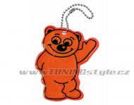 Přívěšek reflexní BEAR - oranžový