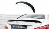 Prodloužení spoileru 3D Mercedes-Benz CLA C117 Facelift černý lesklý plast