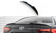 Prodloužení spoileru 3D Toyota Avensis Sedan Mk3 Facelift černý lesklý plast