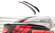 Prodloužení spoileru Audi S8 D4 černý lesklý plast