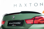 Prodloužení spoileru BMW 4 Cabrio F33 černý lesklý plast