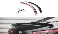 Prodloužení spoileru Infiniti Q60 S Mk2 černý lesklý plast
