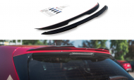 Prodloužení spoileru Peugeot 308 GT Mk2 Facelift černý lesklý plast
