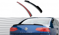 Prodloužení spoileru Volkswagen Passat Sedan R-Line Mk8 černý lesklý plast