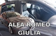 Protiprůvanové plexi, ofuky skel - Alfa Romeo Giulia 5dv 16- (+zadní)