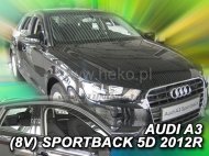 Protiprůvanové plexi, ofuky skel - Audi  A3 V8 5dv. 12- sportback