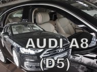 Protiprůvanové plexi, ofuky skel - Audi A8 17- (+zadní)
