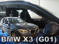 Protiprůvanové plexi, ofuky skel - BMW X3 G01 5dv 17-