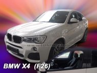 Protiprůvanové plexi, ofuky skel - BMW X4 F26 5dv. 13- (+zadní)