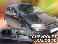 Protiprůvanové plexi, ofuky skel - Chevrolet Kalos 5dv. 04-08 (+zadní)