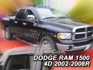 Protiprůvanové plexi, ofuky skel - Dodge Ram 09- (+zadní)