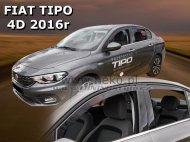 Protiprůvanové plexi, ofuky skel - Fiat Tipo 5dv. 16- (+zadní)