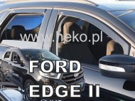Protiprůvanové plexi, ofuky skel - Ford Edge 5dv 16- (+zadní)