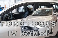 Protiprůvanové plexi, ofuky skel - Ford Focus kombi MK4 2018-  (+zadní)