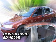 Protiprůvanové plexi, ofuky skel - Honda Civic 5dv. 95-00 (+zadní)