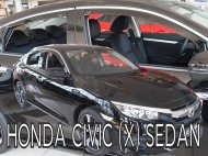 Protiprůvanové plexi, ofuky skel - HONDA CIVIC X gen. 4/5d 2017- +zadní