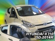 Protiprůvanové plexi, ofuky skel - Hyundai i10 II 5dv. 14- (+ zadní)