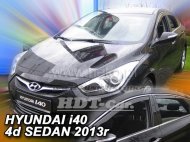 Protiprůvanové plexi, ofuky skel - Hyundai i40 11- sedan (+zadní)