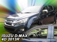 Protiprůvanové plexi, ofuky skel - Isuzu D-Max 2/4dv. 12- 2.gen