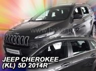 Protiprůvanové plexi, ofuky skel - Jeep Cherokee 5dv. 14- (+ zadní)
