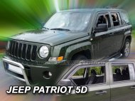 Protiprůvanové plexi, ofuky skel - Jeep Patriot 5dv. 06- (+zadní)