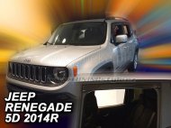 Protiprůvanové plexi, ofuky skel - Jeep Renegade 5dv. 14- (+zadní)
