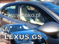 Protiprůvanové plexi, ofuky skel - Lexus GS 250 4dv 16- (+zadní)