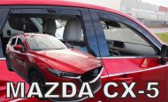 Protiprůvanové plexi, ofuky skel - Mazda CX-5 5dv 17r (+ zadní)