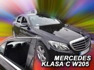 Protiprůvanové plexi, ofuky skel - Mercedes C W205 14- (+zadní) sedan