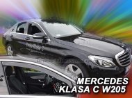 Protiprůvanové plexi, ofuky skel - Mercedes C W205 14-