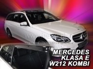 Protiprůvanové plexi, ofuky skel - Mercedes E W212 5dv. 09- (+zadní) combi