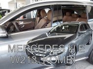 Protiprůvanové plexi, ofuky skel - Mercedes E W213 4dv 16- (+zadní) combi