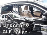 Protiprůvanové plexi, ofuky skel - Mercedes GLE C292 5dv 16- (+zadní) coupe