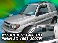 Protiprůvanové plexi, ofuky skel - Mitsubishi Pajero Pinin 3dv. 98-07