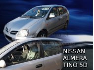 Protiprůvanové plexi, ofuky skel - Nissan Almera Tino 5dv. 01- (+zadní)