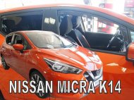 Protiprůvanové plexi, ofuky skel - Nissan Micra K14 5dv 17- (+zadní)
