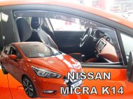 Protiprůvanové plexi, ofuky skel - Nissan Micra K14 5dv 17-